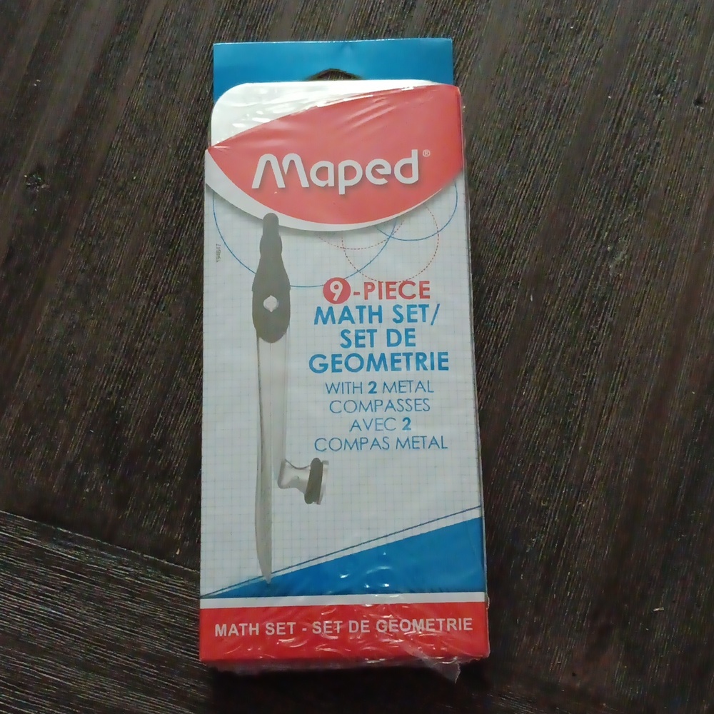 ✨️3/10$✨️9 piece math set